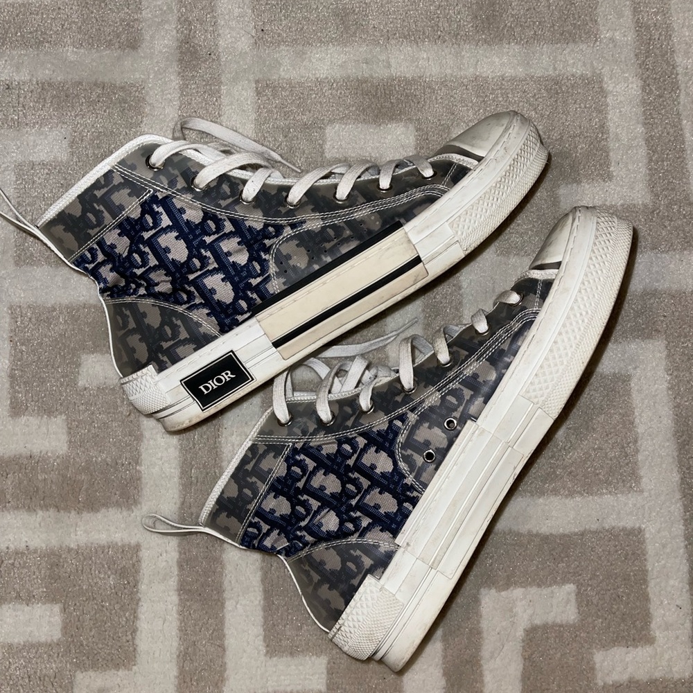 Men's Dior B23 Oblique Hightop EU 43 Size 11 US